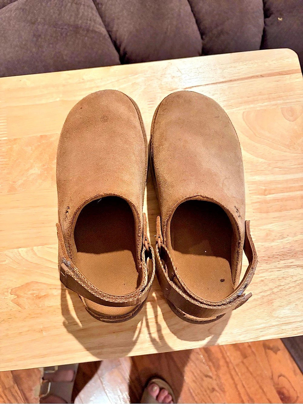 UGG Goldenstar Clog Brown Suede Clogs